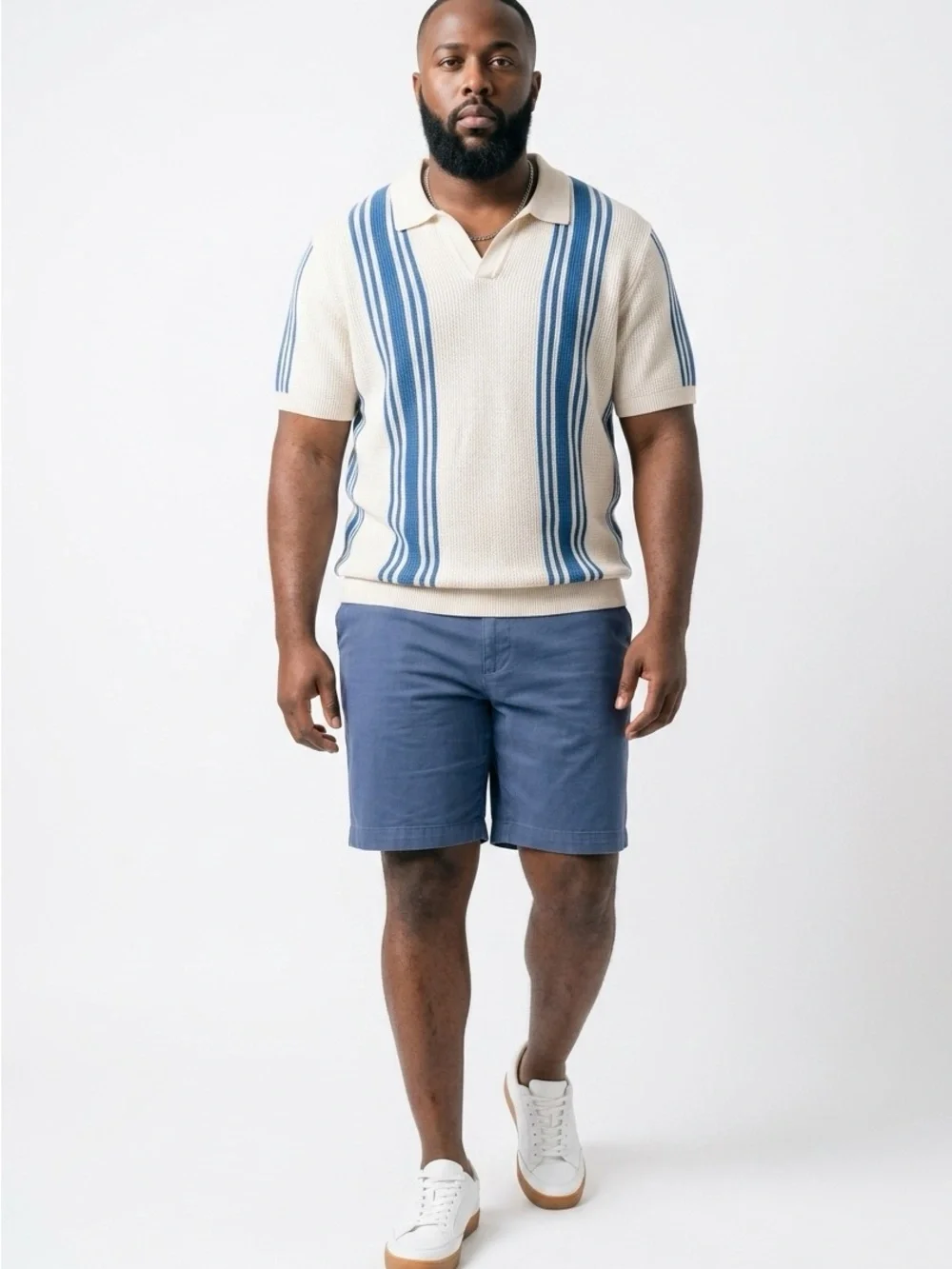 *2 Pair* Nautica Shorts Mens Size 40W Blue Stretch Chinos Khakis 8